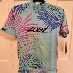Zoot Women's Cycle Jersey, Palm Print, Triathlon